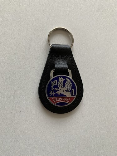 Black leather keyring fob - , keyring/