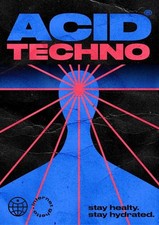 90s RAVE POSTER/PRINTS/WALL