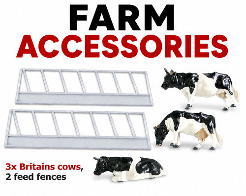 Britains cows 1 - x3, feed