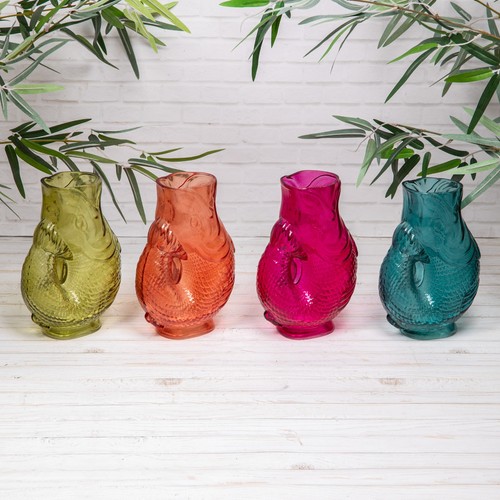 Glass fish gluggle - fish, vintage