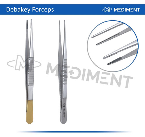C debakey forceps - 6", t/c