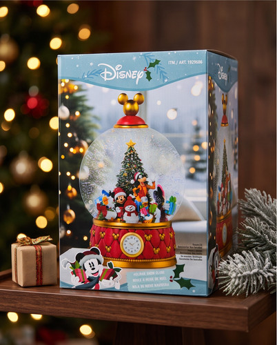 Disney holiday snow globe with - snow,