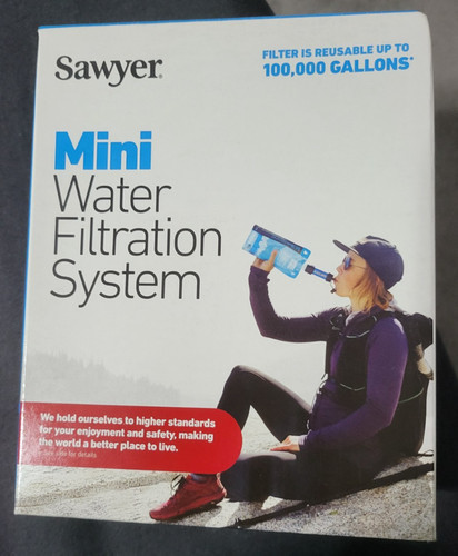 Sawyer mini water filter - water,