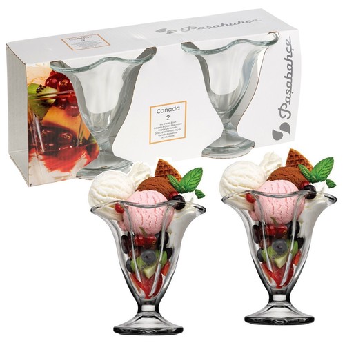 Set 6 clear glass - of,