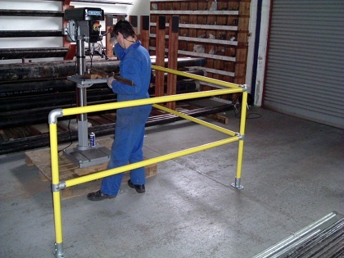 Pipe clamp system - pipe, workshop
