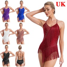 UK Women's Tassel Sequin Dance