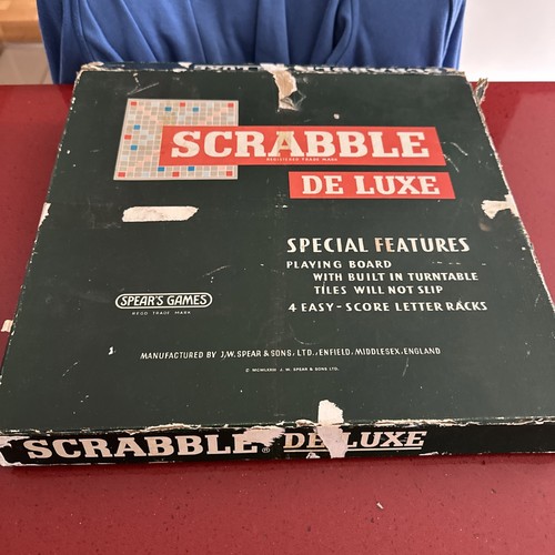 Vintage scrabble deluxe - vintage,