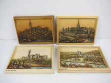 4 Ivorex Wall Plaques ~