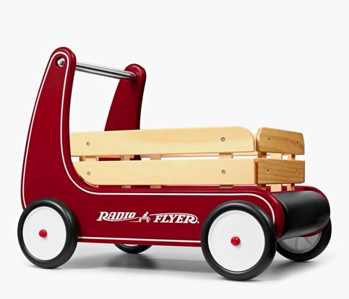 Radio flyer red wooden push - flyer,