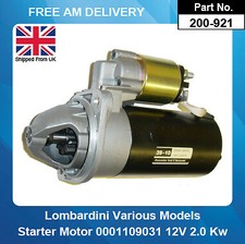 Starter Motor For Lombardini