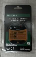 3 Pin Mains Socket Tester Polarity Test Electrical Safe Fault 220-250V UK SELLER