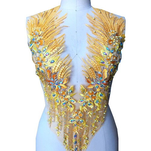 Colourful beaded sewing - colourful,