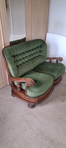 Vintage oak framed green - vintage,