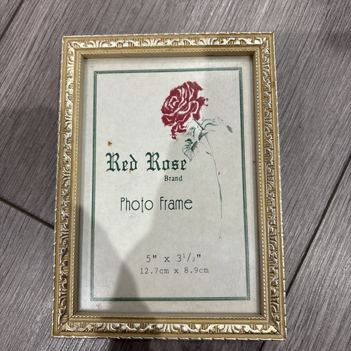 Vintage red rose brand - red,
