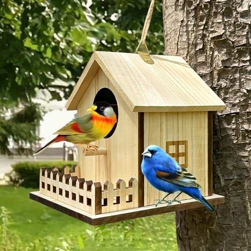 Garden bird house hanging - garden,