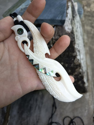 Maori manaia whale tail - manaia,
