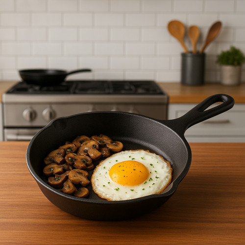 Cast iron skillet pan - cast,