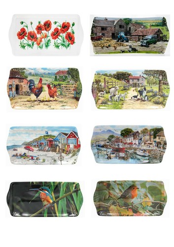 Small melamine serving tray - melamine,