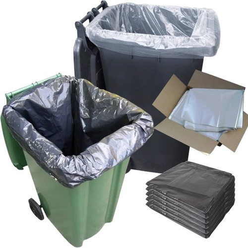 Wheelie bin liners 240l - bin, black