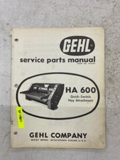 Gehl HA600 Quick Switch Hay