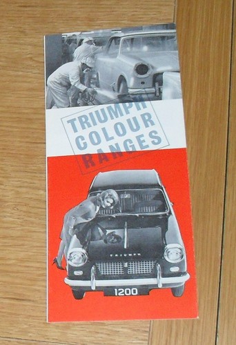 Triumph colour trim guide - triumph,