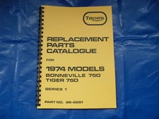 TRIUMPH T140V/TR7RV PARTS BOOK