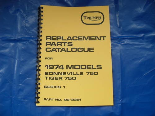 Triumph t140v tr7rv - parts, book