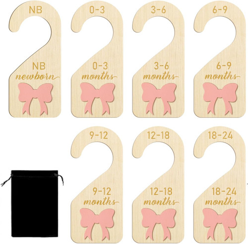 7pcs wooden baby wardrobe - 7pcs,