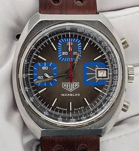 Heuer 1614 chronograph 1970s - heuer,