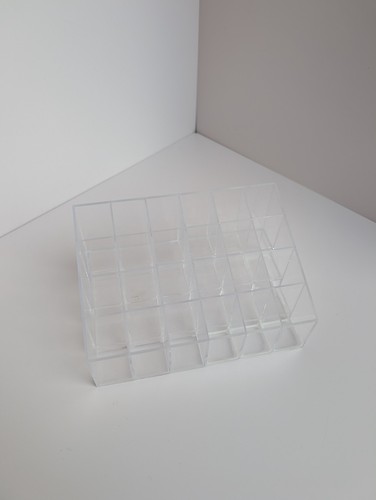 Clear acrylic makeup organiser - acrylic,