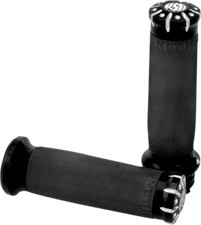 Roland Sands Design Grips 0063-2037-BM Gloss Black Chrono