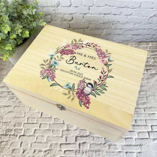 Purple floral wreath mrs - purple, &