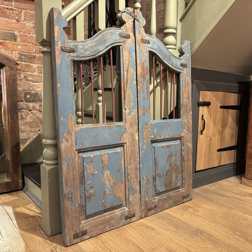 Pair vintage wooden gates - of,