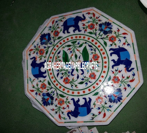 Marble coffee table top - coffee,