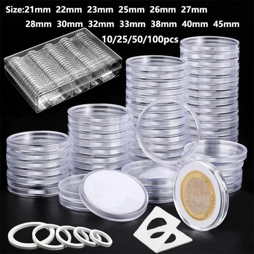 100pcs reusable coin capsules - reusable,