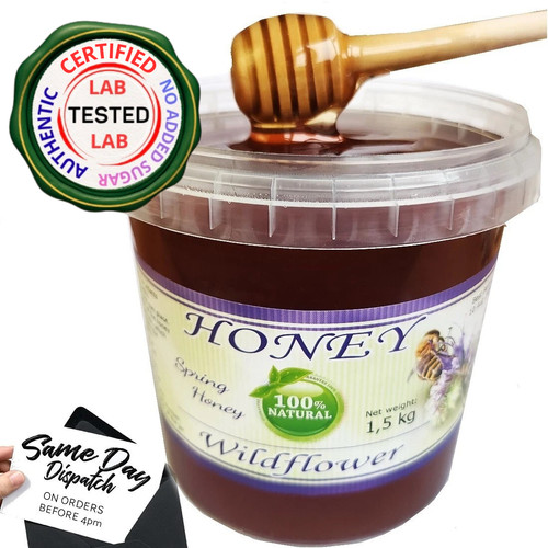 Natural raw honey - raw,