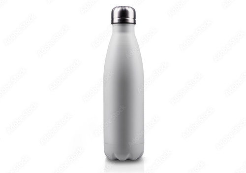 Stainless steel water bottle - steel,