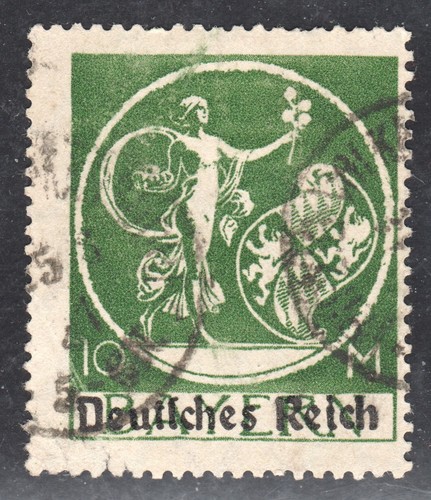 Germany 1920 10m green sg135 - 1920,