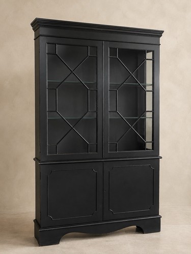 Vintage black glazed display - vintage,