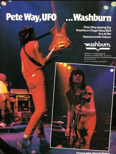 Vtg pete way ufo - vtg, washburn