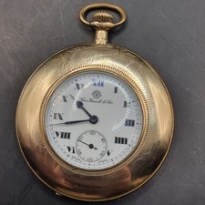 Antique Gold Plated Fob Pocket