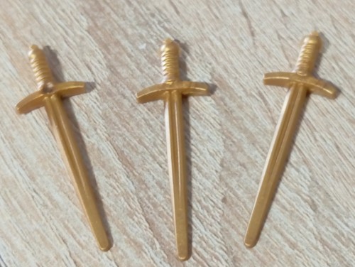 Playmobil golden swords - x3,
