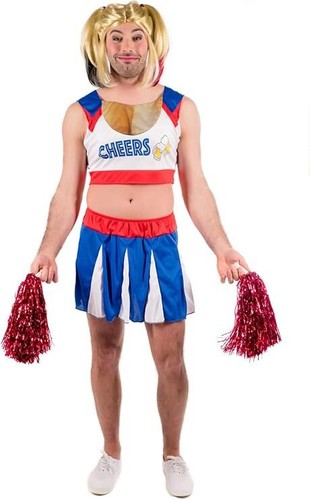 Mens cheerleader costume pom - cheerleader,