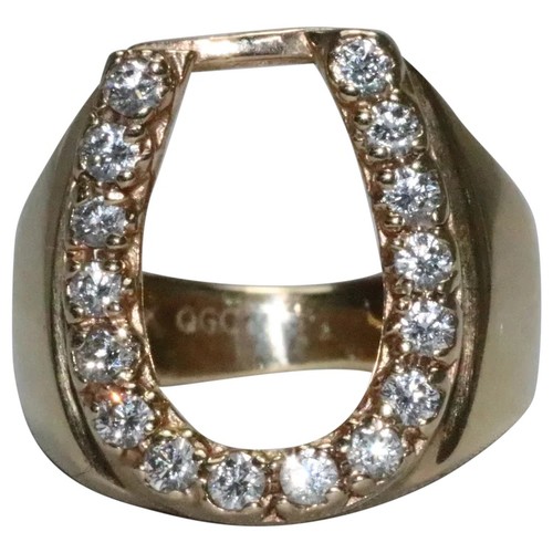 14kt yellow gold - gold, diamond