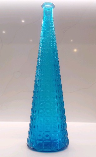 Tall empoli glass genie bottle - genie,