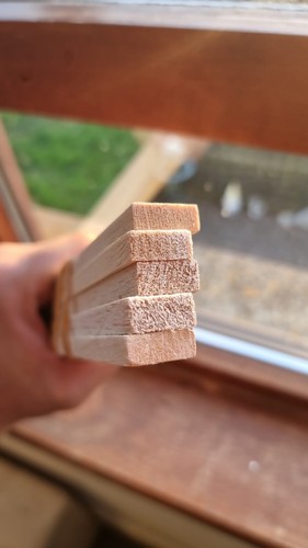 Balsa wood strips - wood,