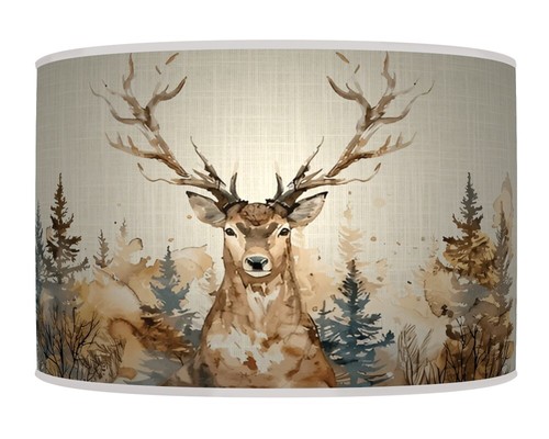 Deer stag lampshade pendant - deer,