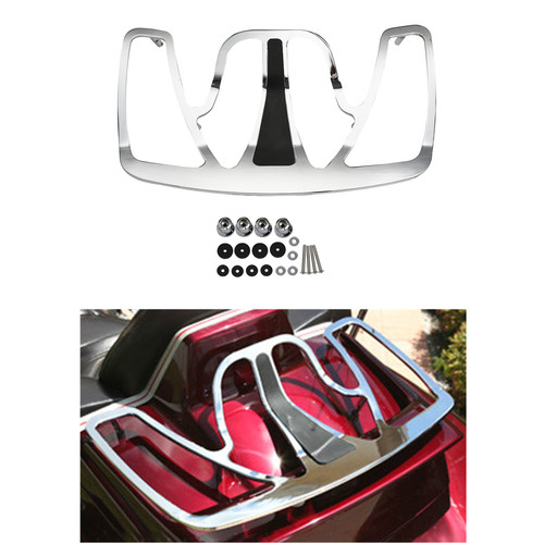 Chrome pack trunk luggage rack - chrome,