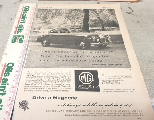 1958 magnette original - mg,