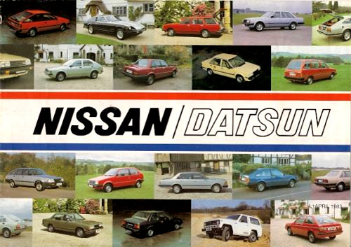 Datsun nissan range 1982 - datsun,